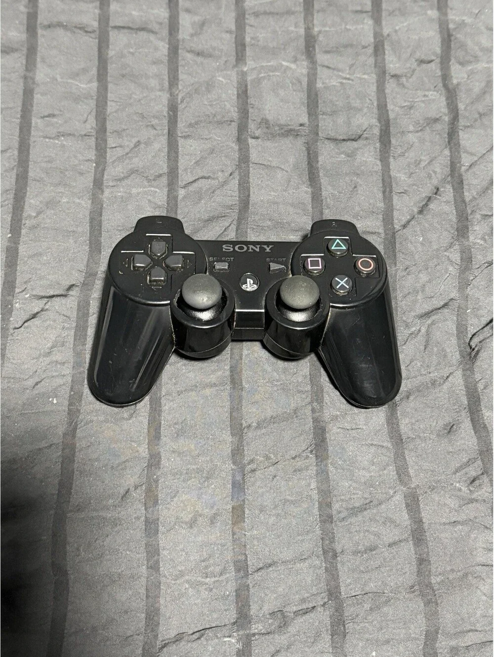 Sony PS3 Dualshock 3 Sixaxis Controller Black Genuine OEM